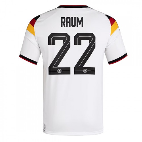 Deutschland David Raum #22 Fußballbekleidung Heimtrikot WM 2026 Kurzarm
